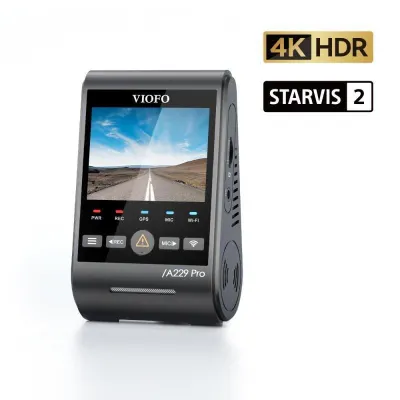 Ugreen Viofo A229 Pro 4K HDR Sony Starvis 2 Sensörlü Wi-Fi GPS'li Araç Kamerası