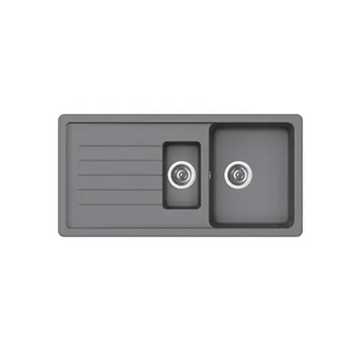 Ukinox Valente D-150 L Croma Granit Eviye