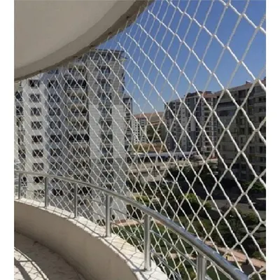 Ünal File 3 mm Kalınlık Balkon Kedi Çocuk Güvenlik Filesi Ağı