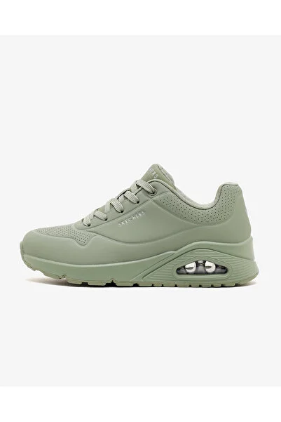 SKECHERS UNO - STAND ON AIR Kadın Haki Sneakers 73690 SAGE