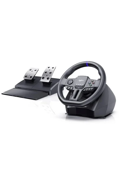 pxn V900 GEN2 Hall Effect Oyun Direksiyonu 270°/900° PC PS3 PS4 Xbox One Xbox Series X|S Nintendo Switch Uyumlu Pedallı Yarış Direksiyonu