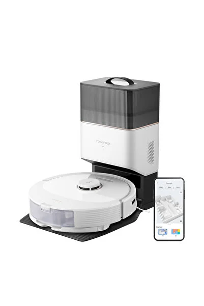 Roborock Vacuum Cleanner Q8 Max Plus Robot Süpürge Beyaz