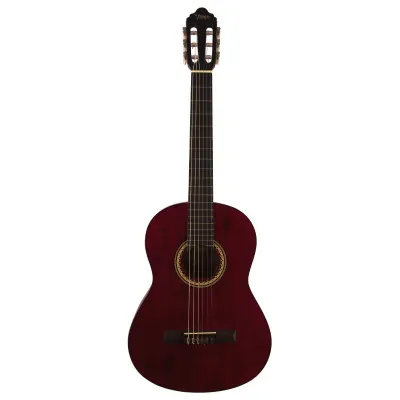 Valencia VC204TWR Şarap Kırmızısı Klasik Gitar