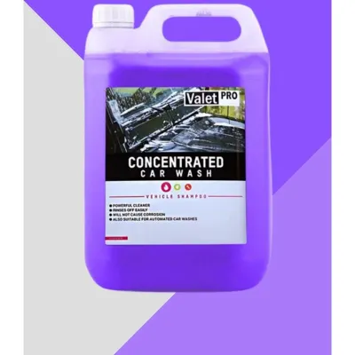 Valet Pro Concentrated Car Wash 5lt. Seramik Korumalar Için Ph Dengeli Konsantre Şampuan
