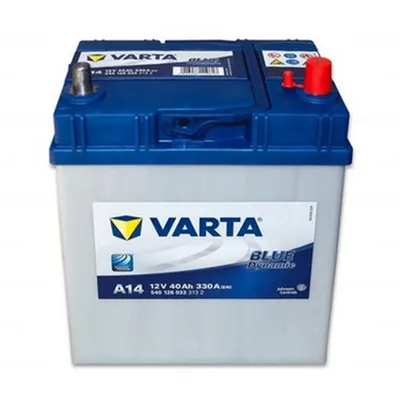 Varta 40 Ah A14 12V İnce Kutup Akü