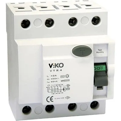 Viko 3x100 30 mA Kaçak Akım Koruma Rölesi