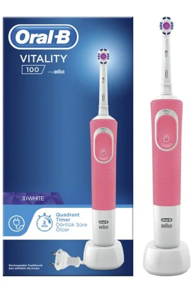 Oral-B Vitality D100 Pembe Elektrikli Diş Fırçası