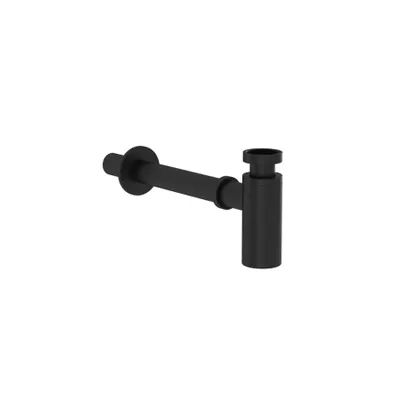 VitrA A4512336 Origin T Tipi Mat Siyah Lavabo Sifonu
