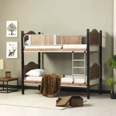Vivense İNCİ ÇOCUK ODASI RANZA, SİYAH, 90X200