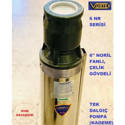 Vortex 6-NR-25-09 Motorlu Dalgıç Pompa