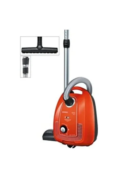 Siemens VSP3AAAA iQ300 Plus 750 W Toz Torbalı Elektrikli Süpürge Turuncu - PH