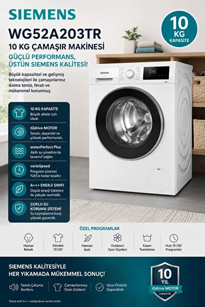 Siemens WG52A203TR 10 KG