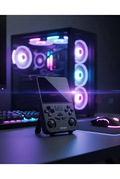 UCUZTEKNO Wi-Fi Özellikli Taşınabilir Retro Oyun Konsolu Analog Joystickli
