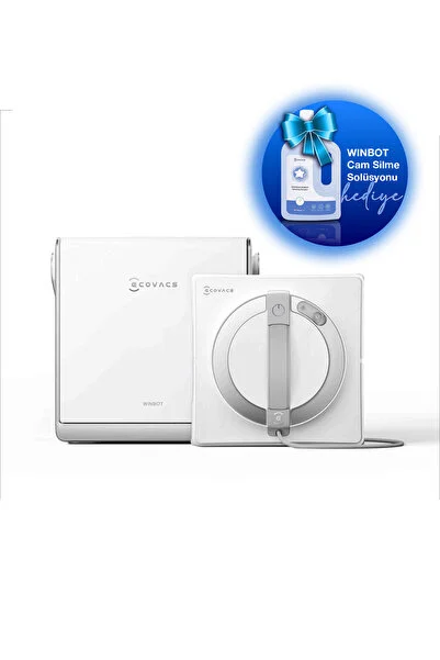 Ecovacs Winbot W2 Pro Omni Cam Silme Robotu ve Cam silme solüsyonu