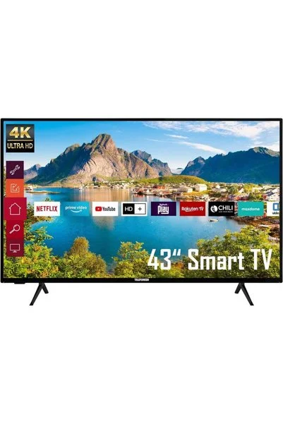 Telefunken XU43K700 43"-109CM ULTRAHD SMART WIFI BT LED TV