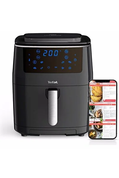 TEFAL Yağsız Fritöz Airfryer 6,5 Litre Kapasite Hava Ile Kızartma & Izgara & Buharlı Pişirme -