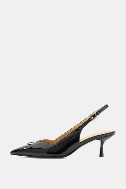 Guess Yannicke Kadın Siyah Babet FLTYNNPAF05-BLACK