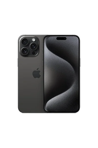 Apple Yenilenmiş iPhone 15 Pro Max 512 GB Siyah Titanyum Cep Telefonu (12 Ay Garantili) - A Kalite