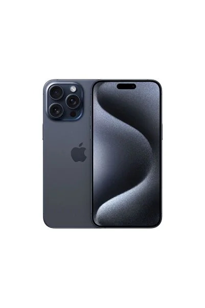 Apple Yenilenmiş iPhone 15 Pro Max 1 TB Mavi Titanyum B Kalite
