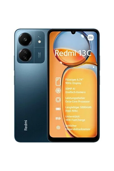 Xiaomi Yenilenmiş Xiaomi Redmi 13C 8 GB RAM 256 GB Lacivert Cep Telefonu (12 Ay Garantili) - A Kalite