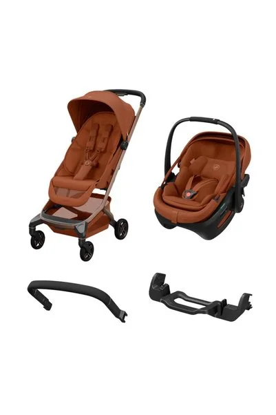 MAXİ-COSİ Zero-G Led Işıklı Şarj Üniteli En Hafif Premium Travel Sistem Bebek Arabası Terra