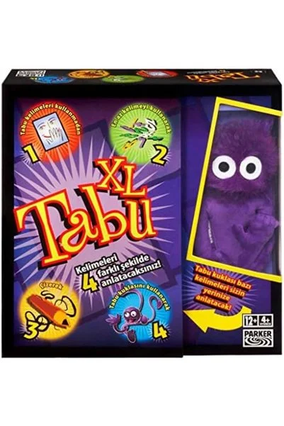 Yıldızan ZÜMRÜTOYUNCAKSTORE Hasbro Tabu Xl