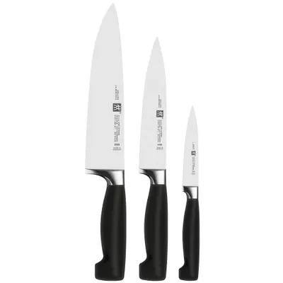 ZWILLING Four Star Bıçak Seti Siyah 3 Parça